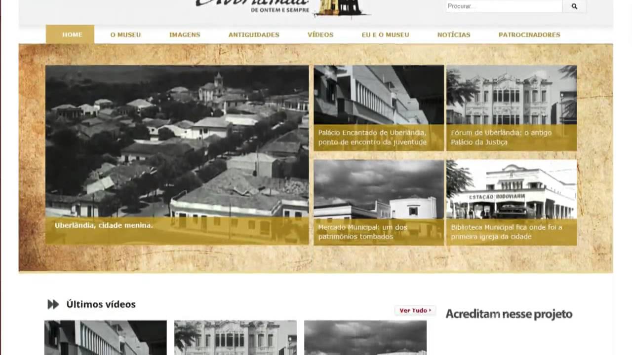Museu Virtual de Uberlândia na TV Paranaíba